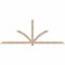 Ekena Millwork Redmond Smooth Timber Gable Bracket, Douglas Fir, 108"W x 40"H x 3 1/2"D x 3 1/2"F, 9/12 Pitch GBW108X40X0404RED00SDF - alternate 1